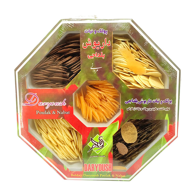 پولکی داریوش ۵ طعم ۱۶ عددی