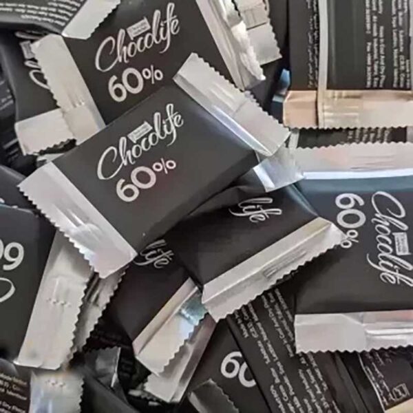 شکلات تلخ 60 درصد شکولایف