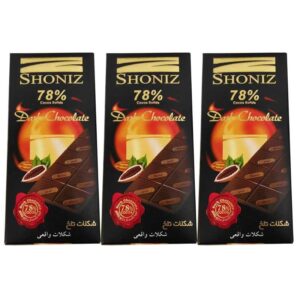 شکلات شونیز تبلتی 78% 100 گرم