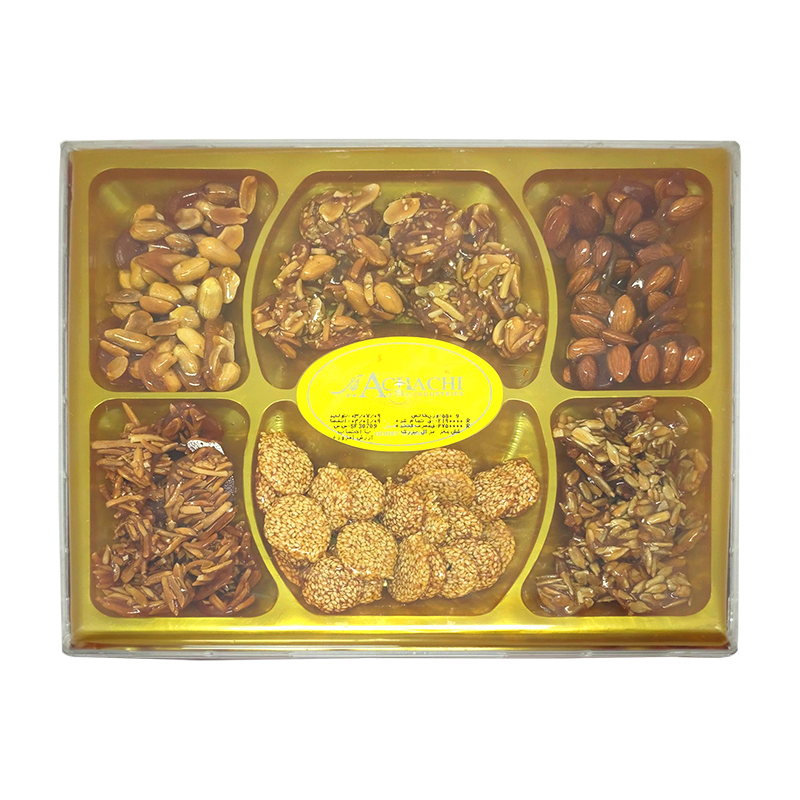 سوهان عسلی ۶ مغز غزال آچاچی بزرگ ۵ عددی