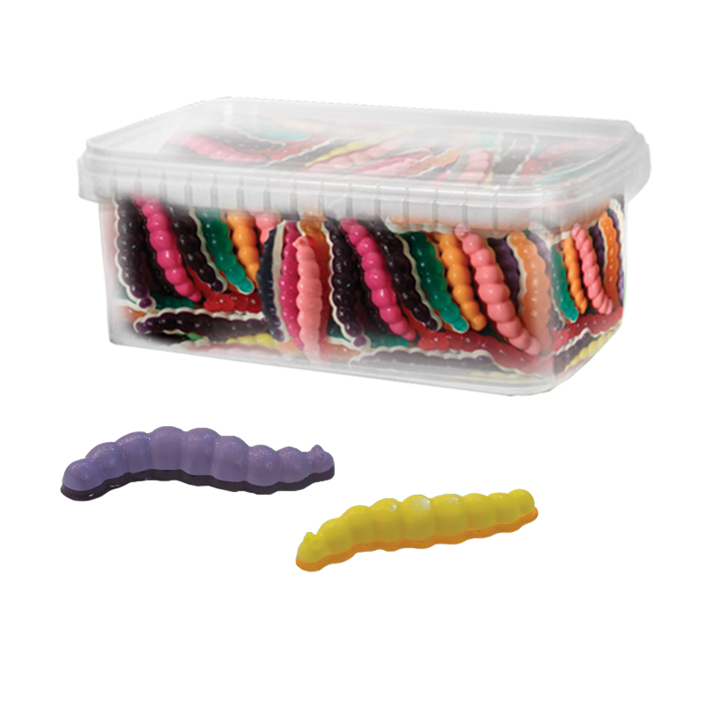 کرم-رنگی-ماکولات پاستیل ماکولات کرم ابریشم